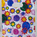 Подарункові целофанові пакети (15*20см) квітка-смайл Подарункові целофанові пакети (15*20см) квітка-смайл