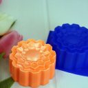 Силиконовая форма "Цветочек-тортик" (цветы 3Д)