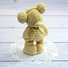 Тедди с меховыми наушниками