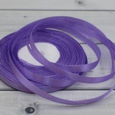 Лента атласная цвет фиолетовый (бабина)