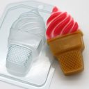 Пластиковая форма Мороженое Мягкое в стаканчике