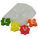 Пластиковая форма Надпись Love пазлы