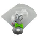 Пластиковая форма Кролик с бантом